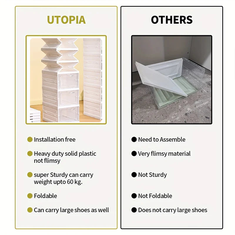 Foldable Shoe Storage Box