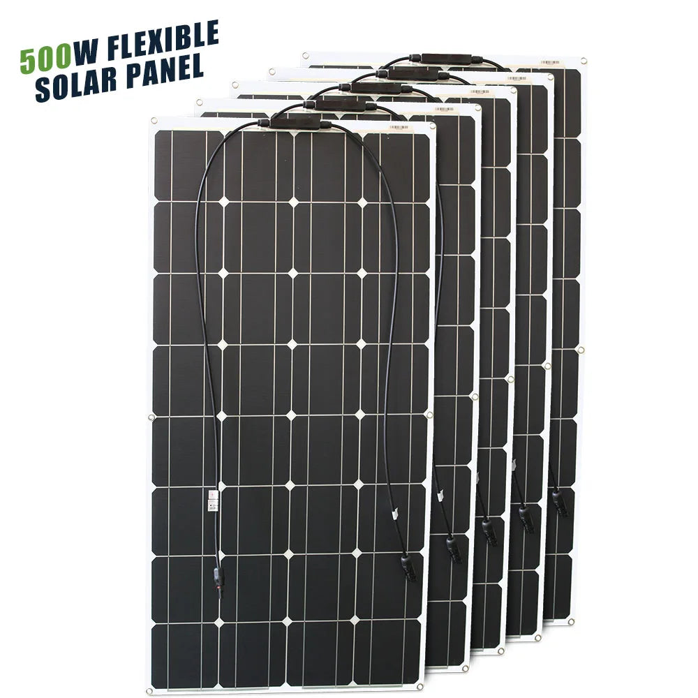 12V Flexible Solar Panel Waterproof Monocrystalline