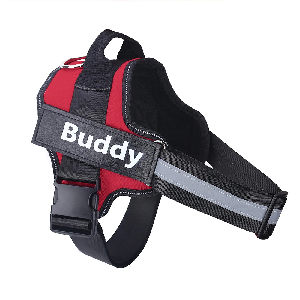 Personalized NO-PULL Reflective Breathable Pet Harness Vest