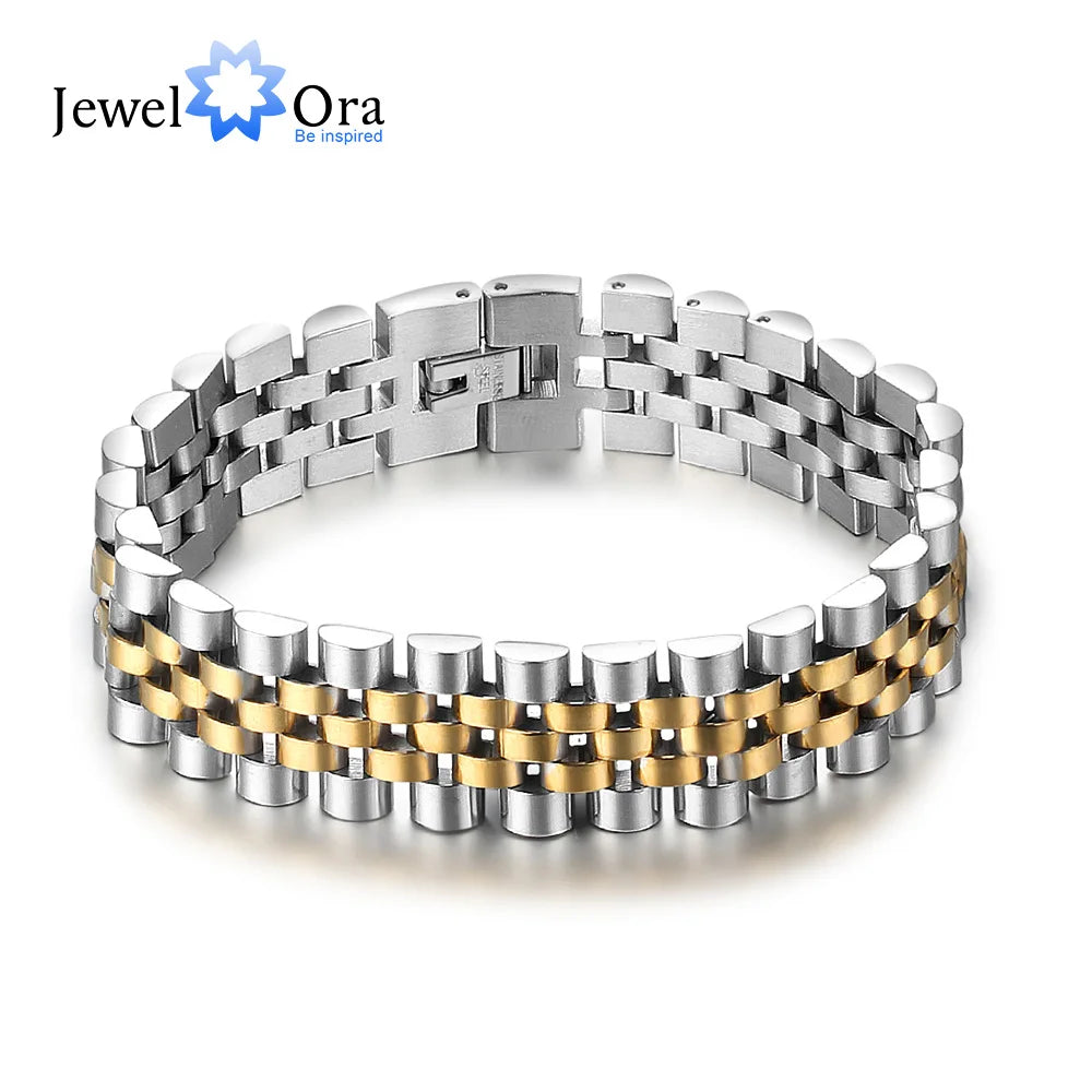 Luxury Stainless Steel Bracelet 200mm Men Jewelry