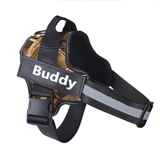 Personalized NO-PULL Reflective Breathable Pet Harness Vest