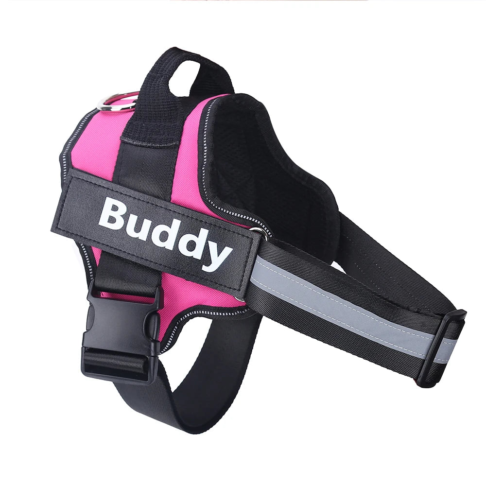 Personalized NO-PULL Reflective Breathable Pet Harness Vest