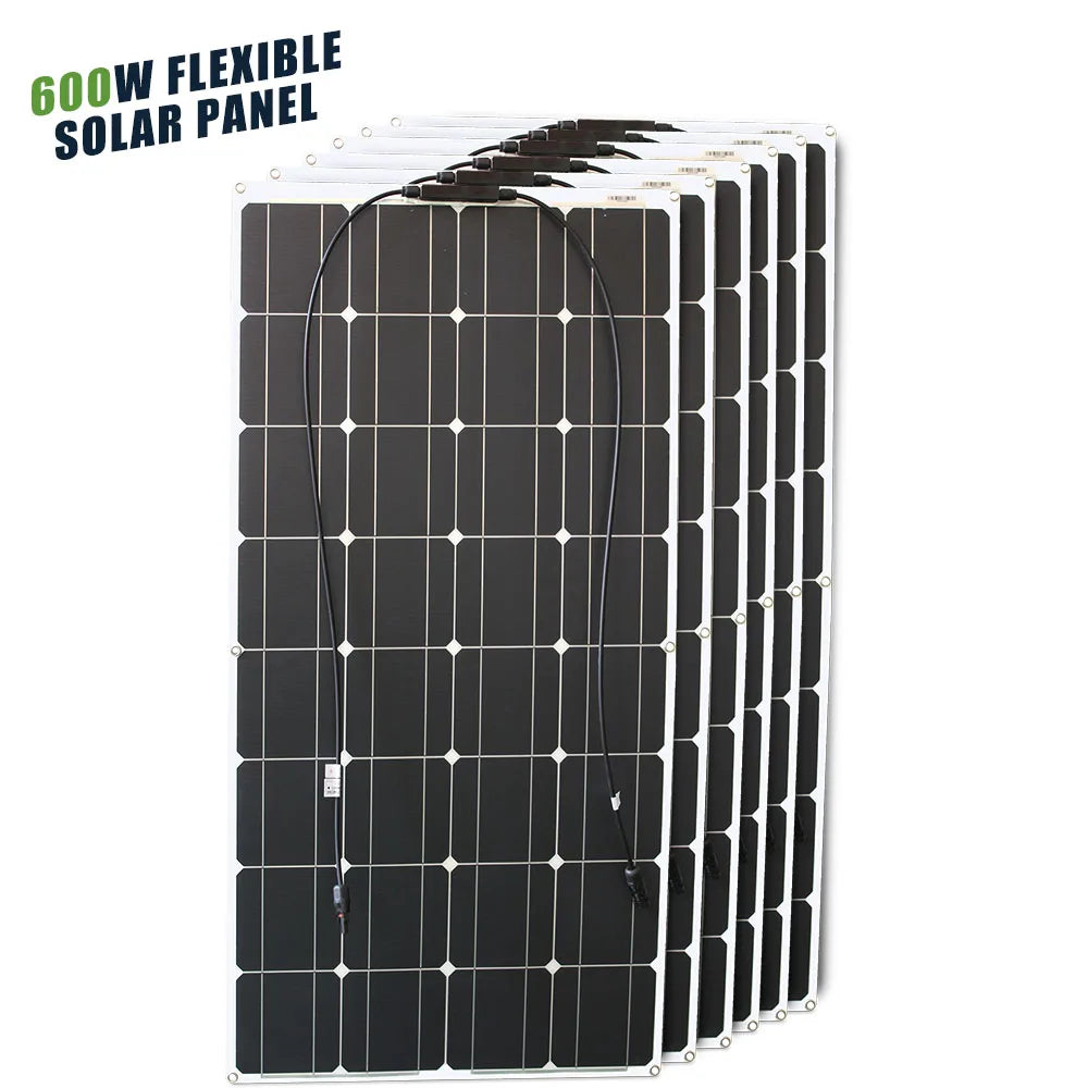 12V Flexible Solar Panel Waterproof Monocrystalline