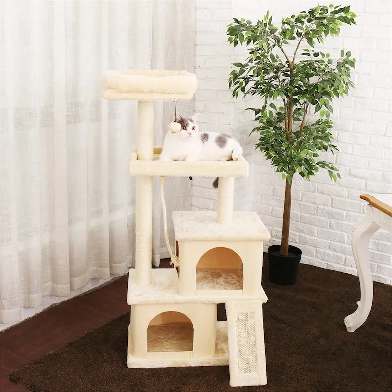Unique Design Cat Scratcher Cat Toys Domestic Delivery Cat Climbing Frame Pet Supplies 2 Colors Kitten Play Toys Small Cat House