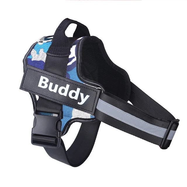Personalized NO-PULL Reflective Breathable Pet Harness Vest