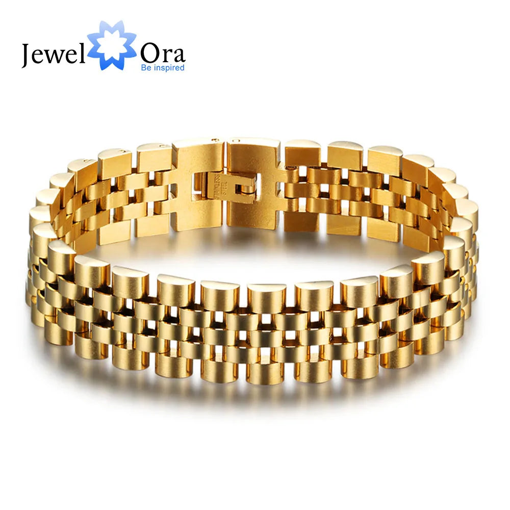 Luxury Stainless Steel Bracelet 200mm Men Jewelry
