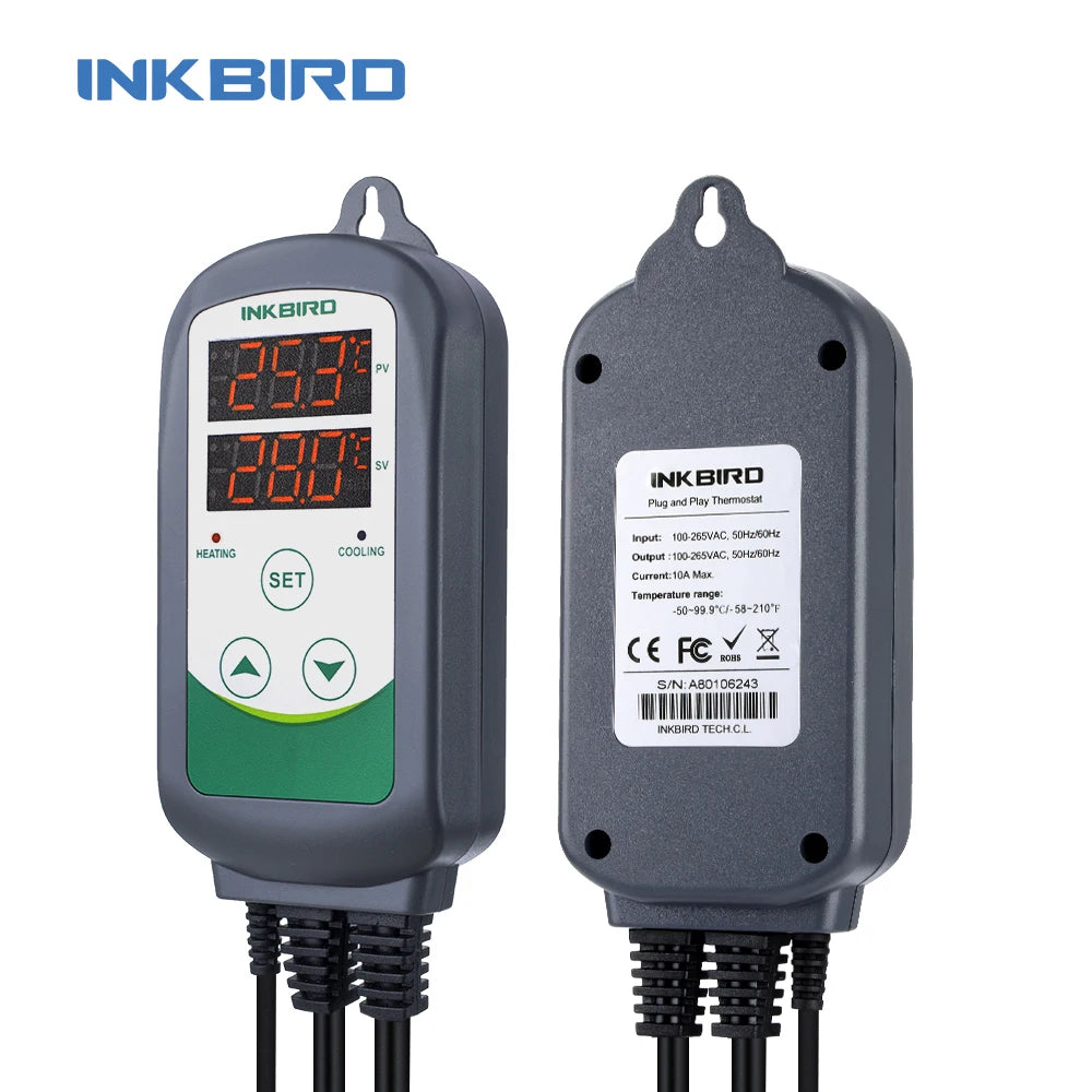 Dual Relay Electronic Temperature Controller