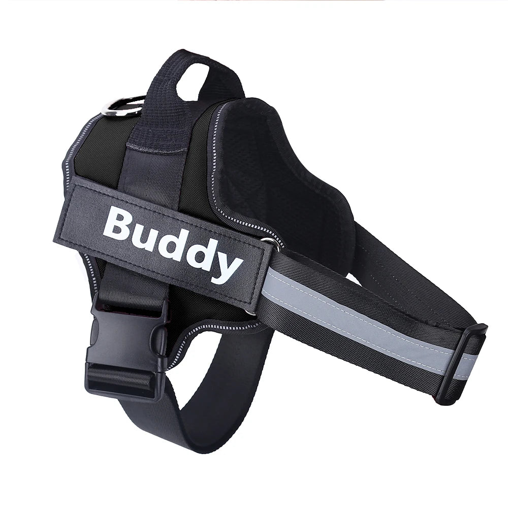 Personalized NO-PULL Reflective Breathable Pet Harness Vest