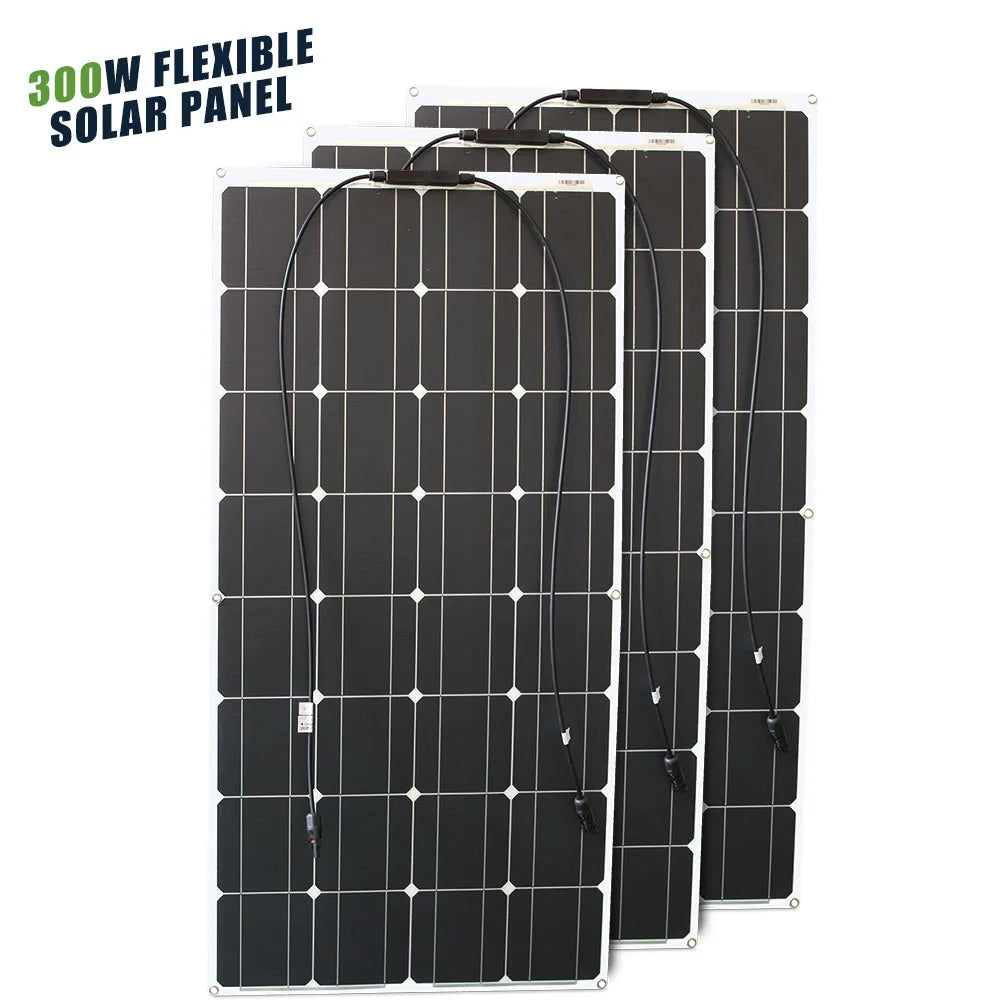 12V Flexible Solar Panel Waterproof Monocrystalline