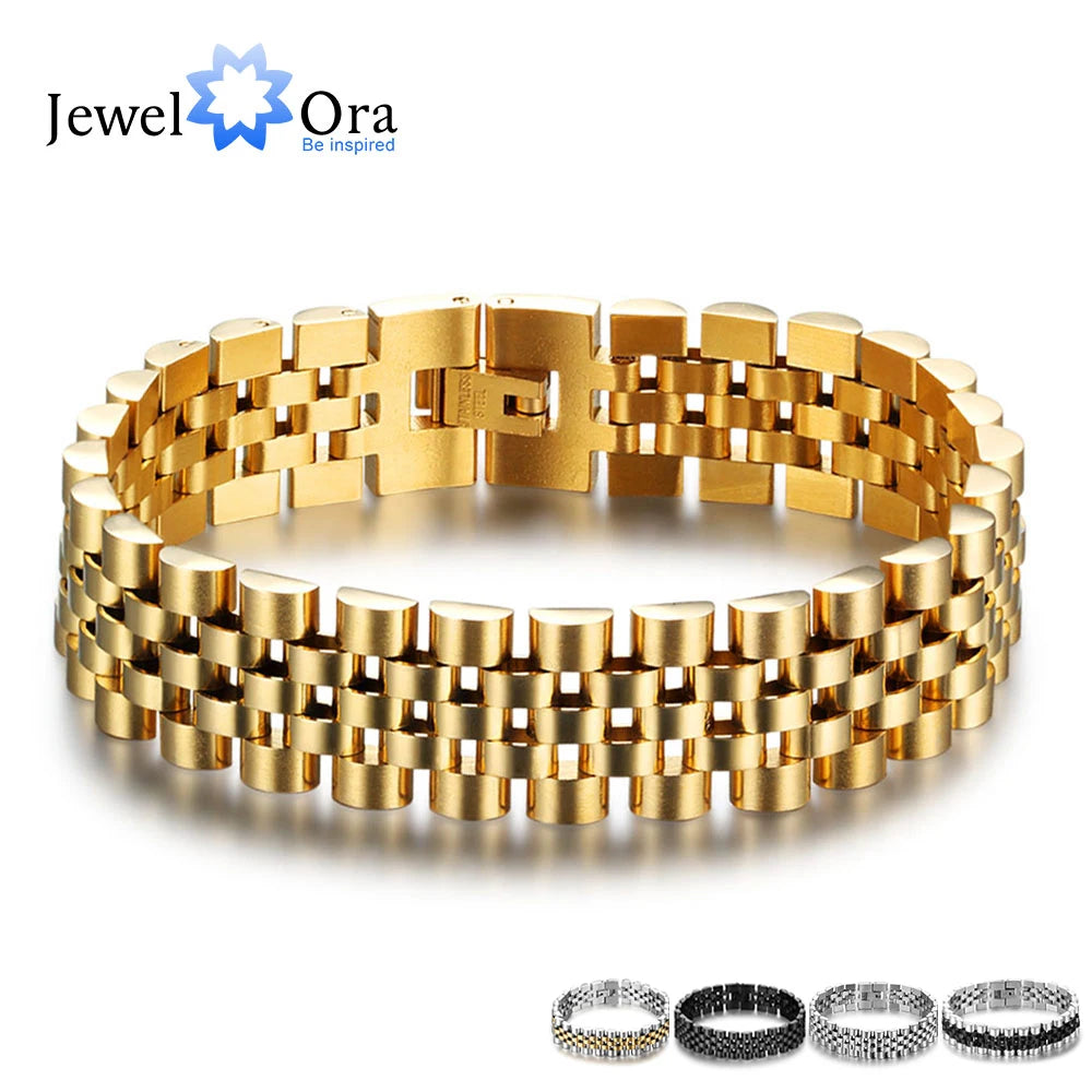 Luxury Stainless Steel Bracelet 200mm Men Jewelry