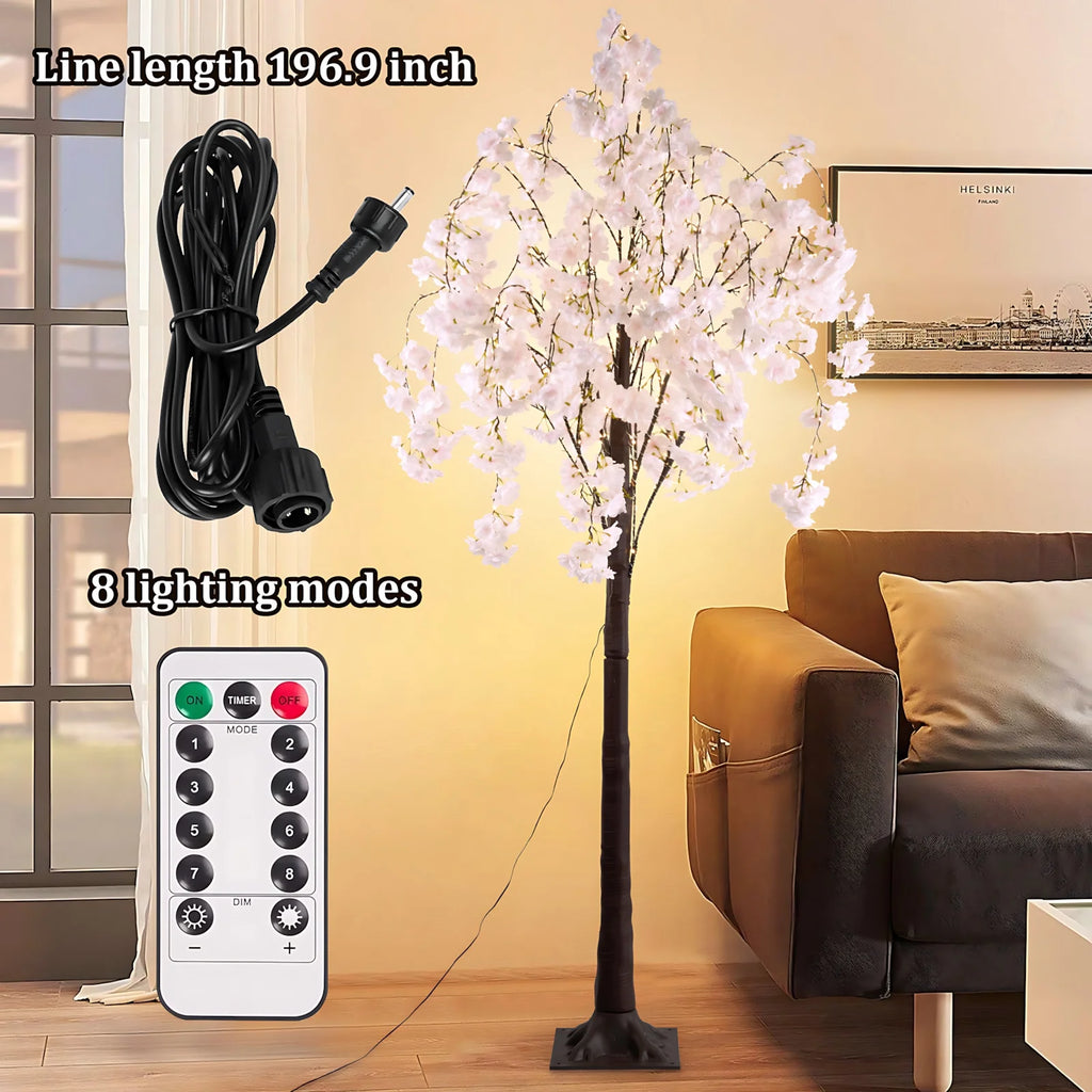 450 LED Cherry Blossom Artificial Tree Warm