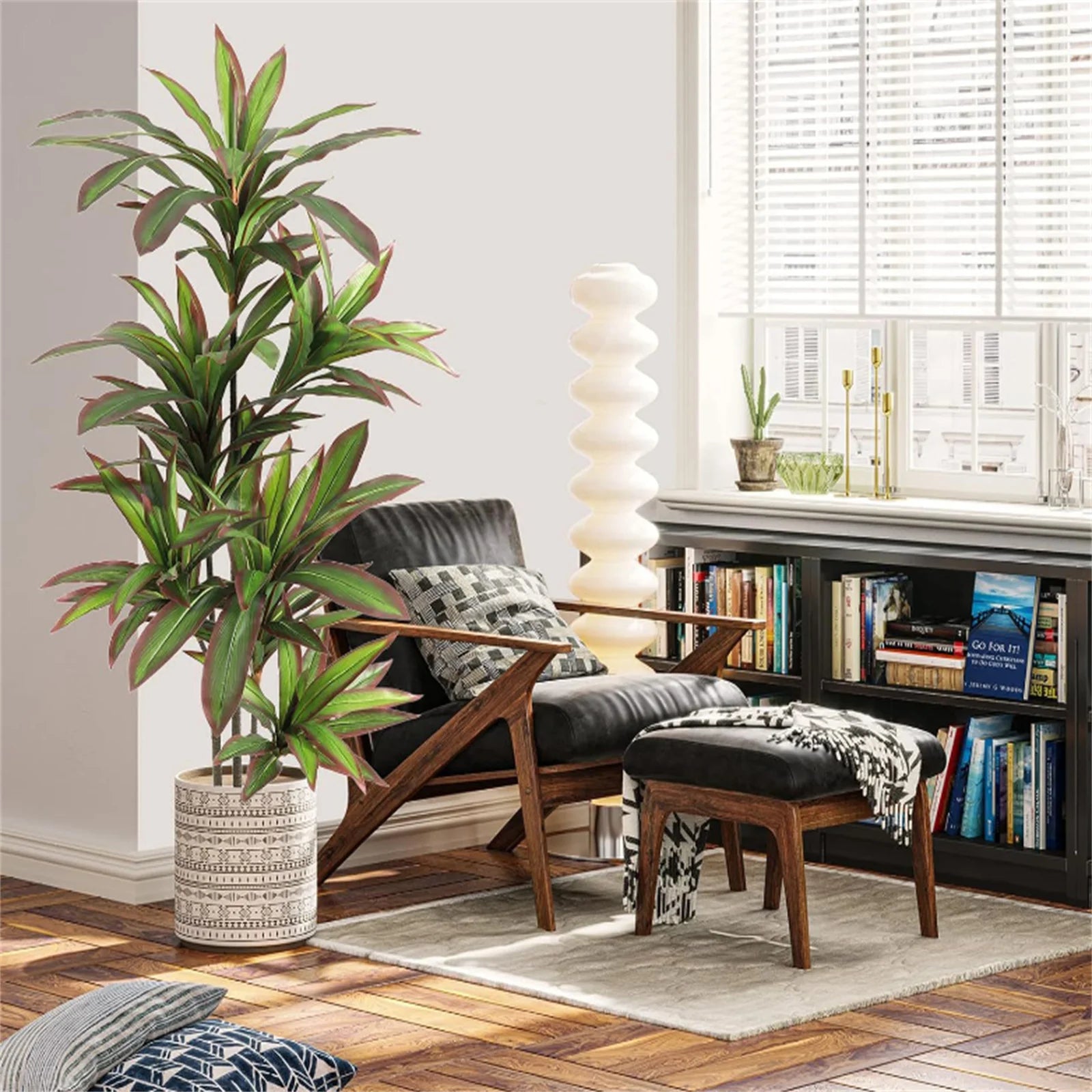 Artificial Dracaena Plant 120cm/150cm Adjustable Branches Leaves