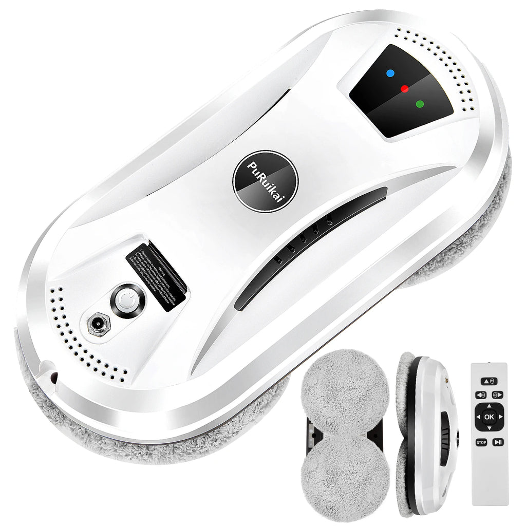 Ultra Thin Robot Window Cleaning Vacuum Remote