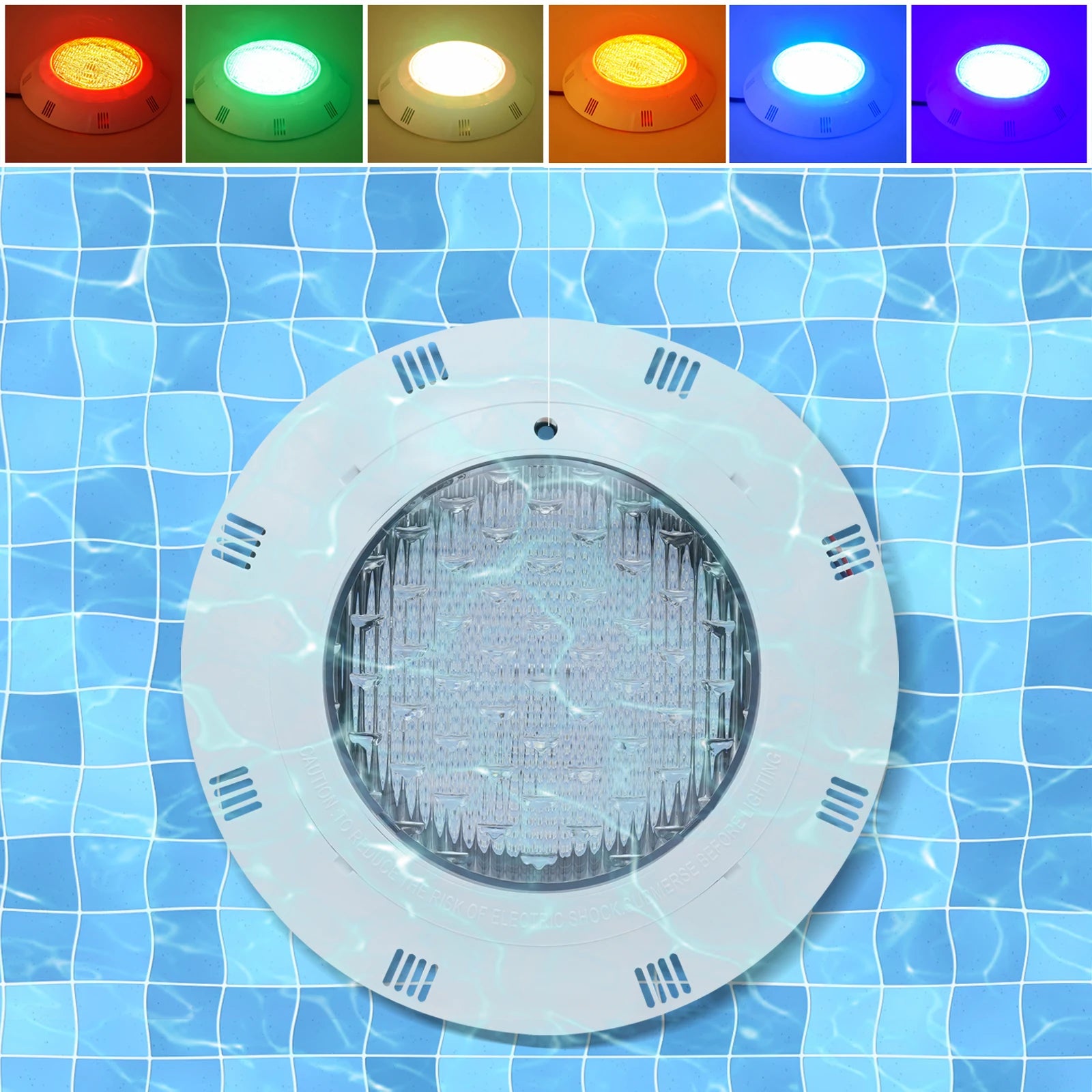 7 Color LED Pool Light Waterproof