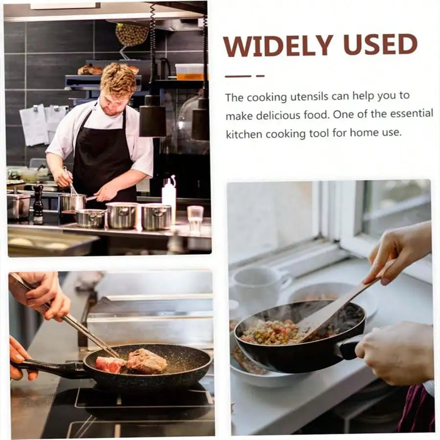 Wooden Pattern Cooking Spoon & Ladle