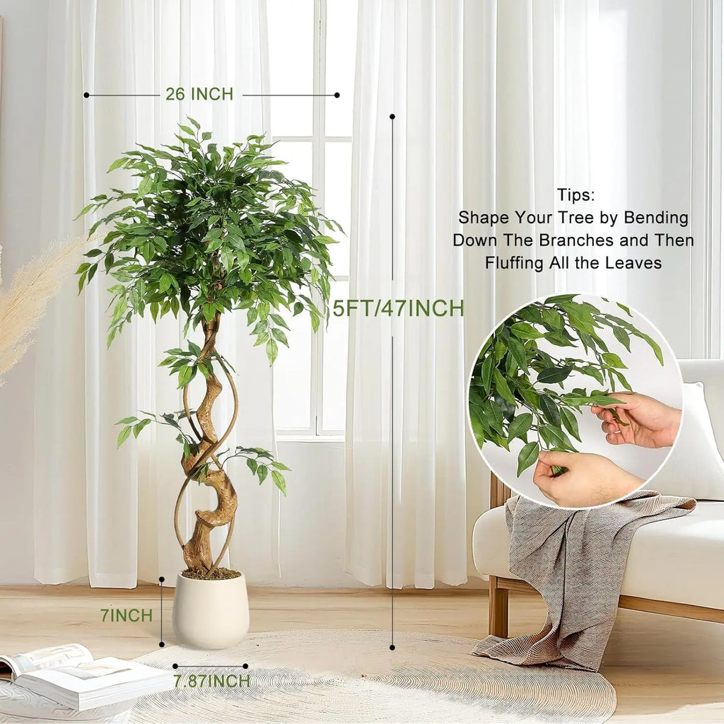 Ficus Tree Artificial Plants Indoor