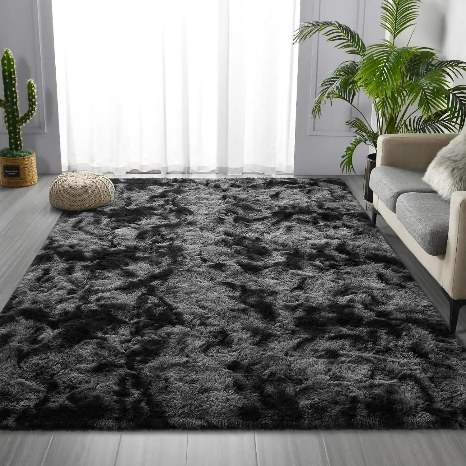 Super Soft Plush Tie Dye Velvet Rugs