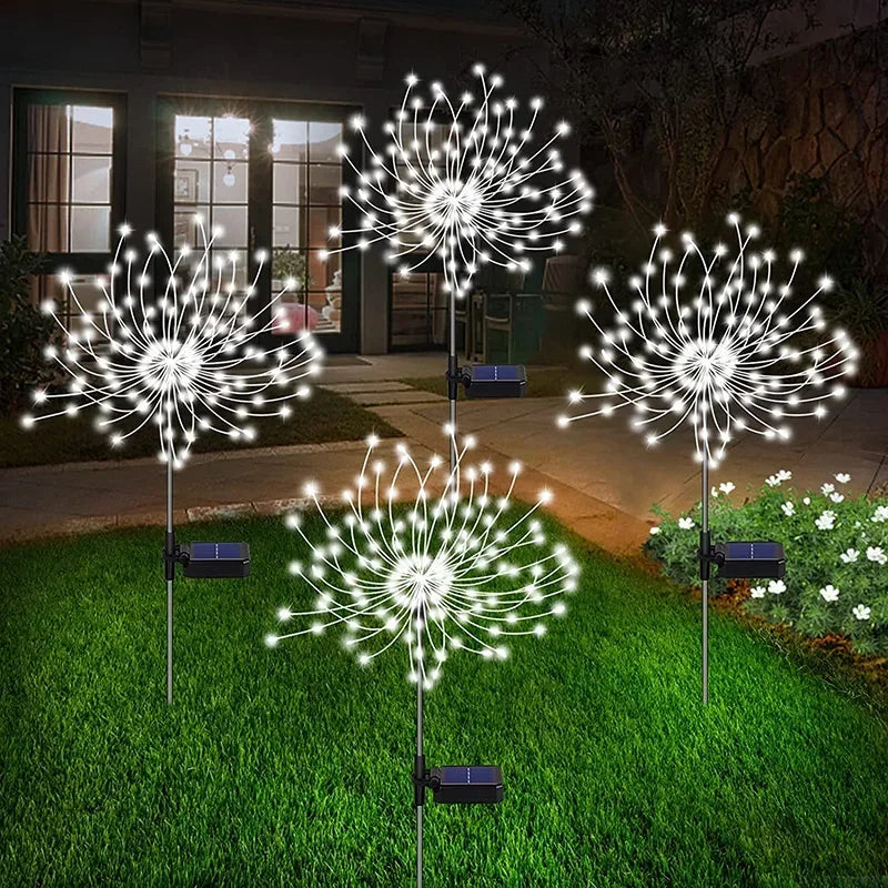 Solar Firework Fairy Lights