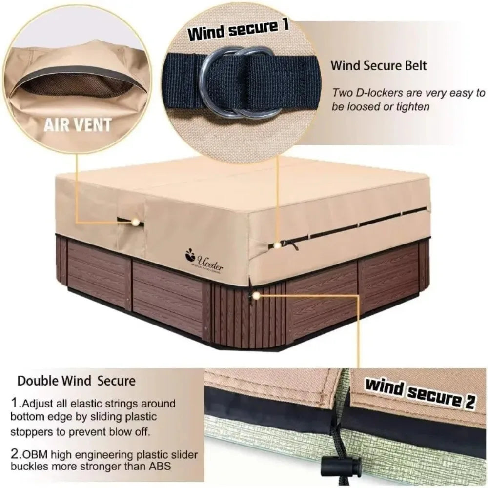 88x88x20 Hot Tub Cover Protector