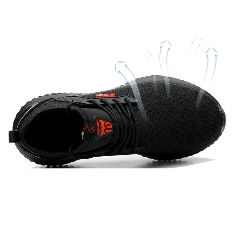 Puncture Proof Men Indestructible Safety Boots Breathable Work Sneakers