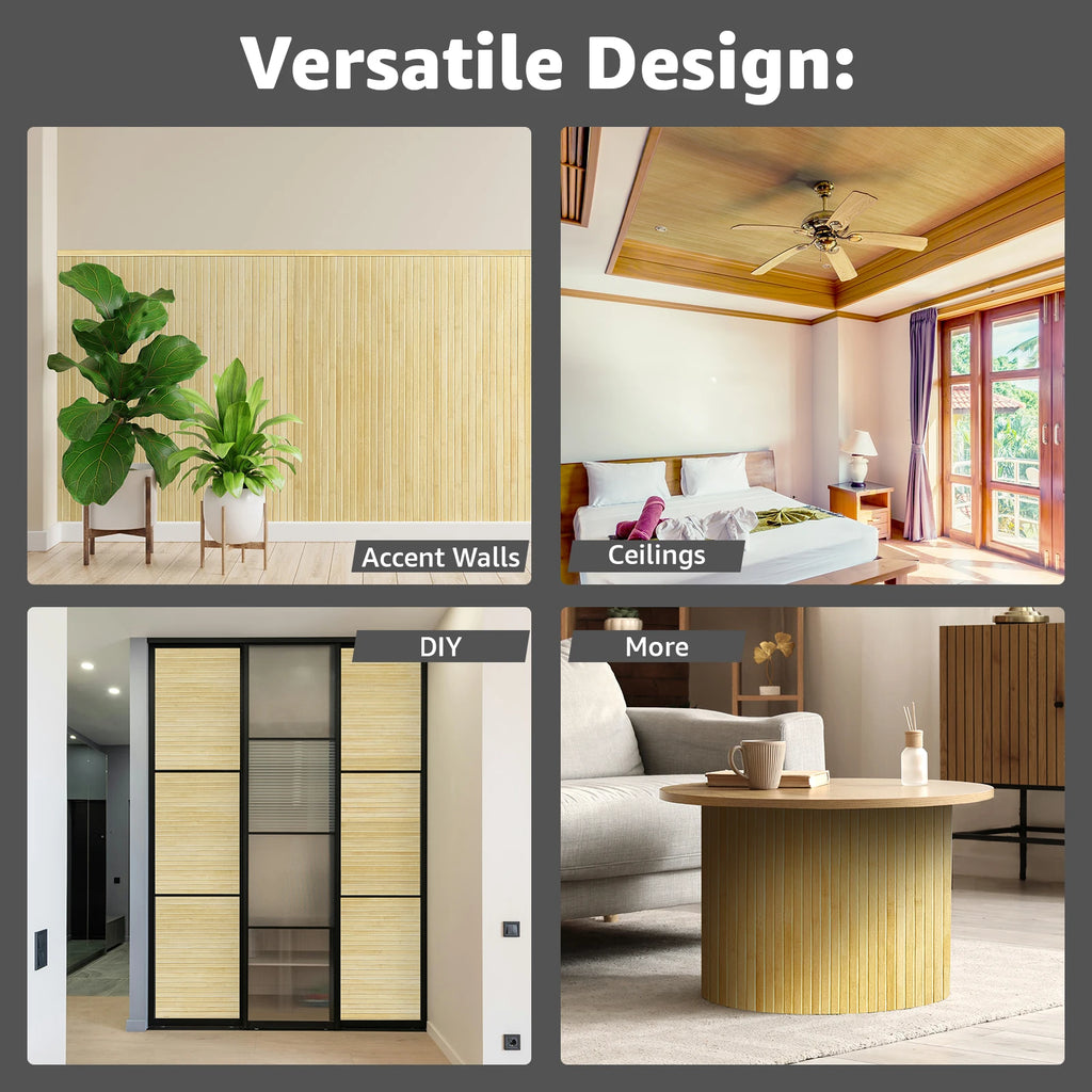 Natural Bamboo Wall Panel