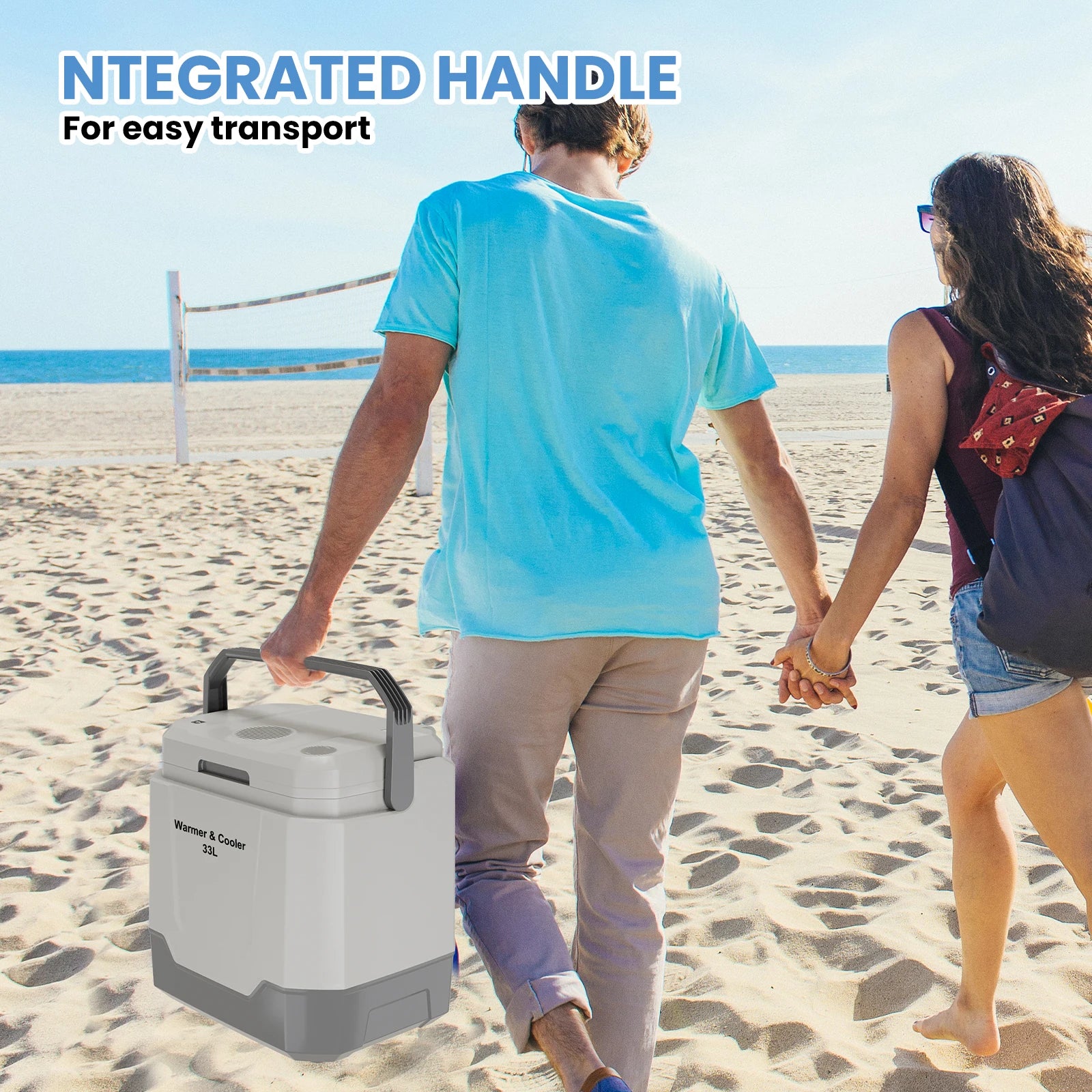 33 L Portable Electric Cooler Warmer Automatic AC/DC