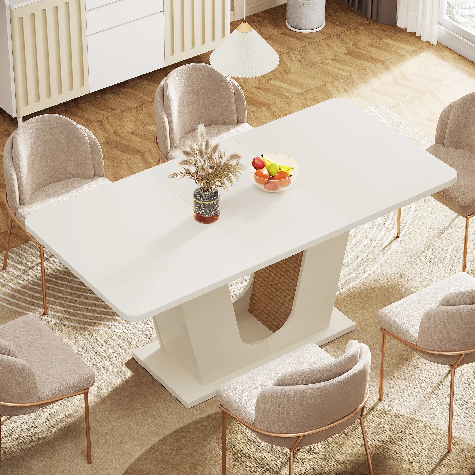 Modern Dining Table for 4-6 People
