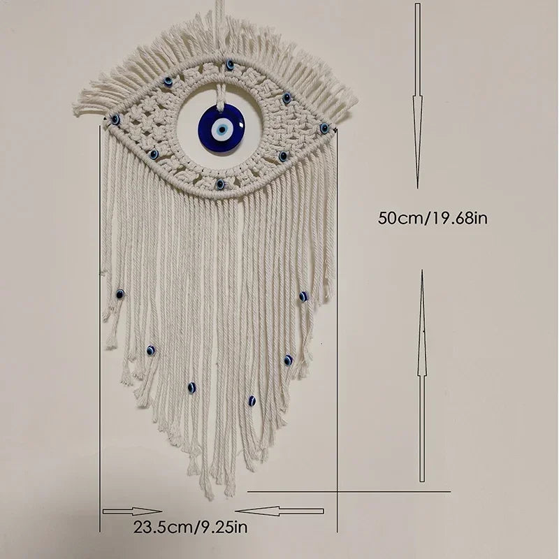 Handmade Turkish Evil Eye Wall Hanging
