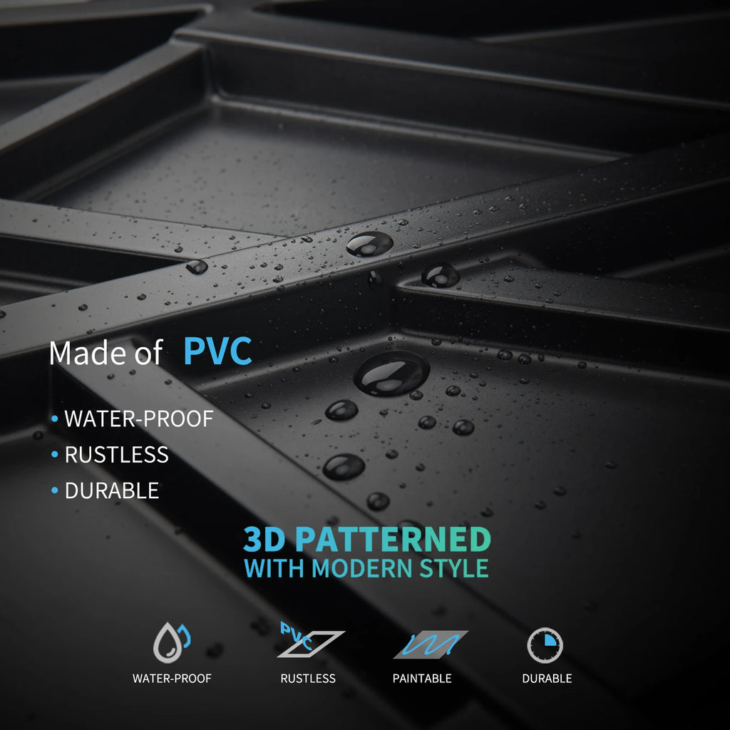 Black Textured Wall Decor