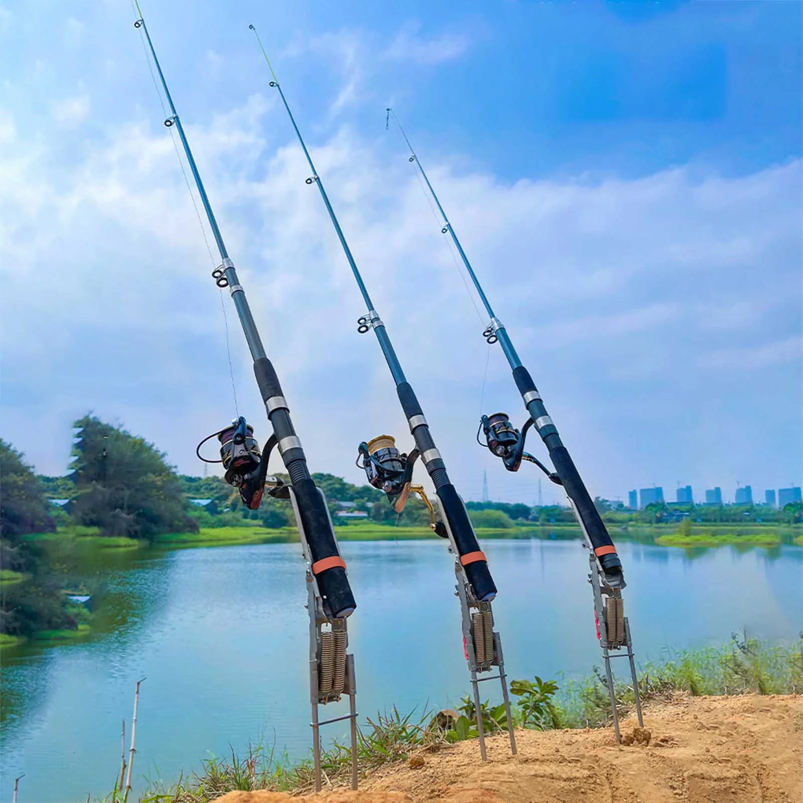Stainless Steel Fishing Rod Stand Holder