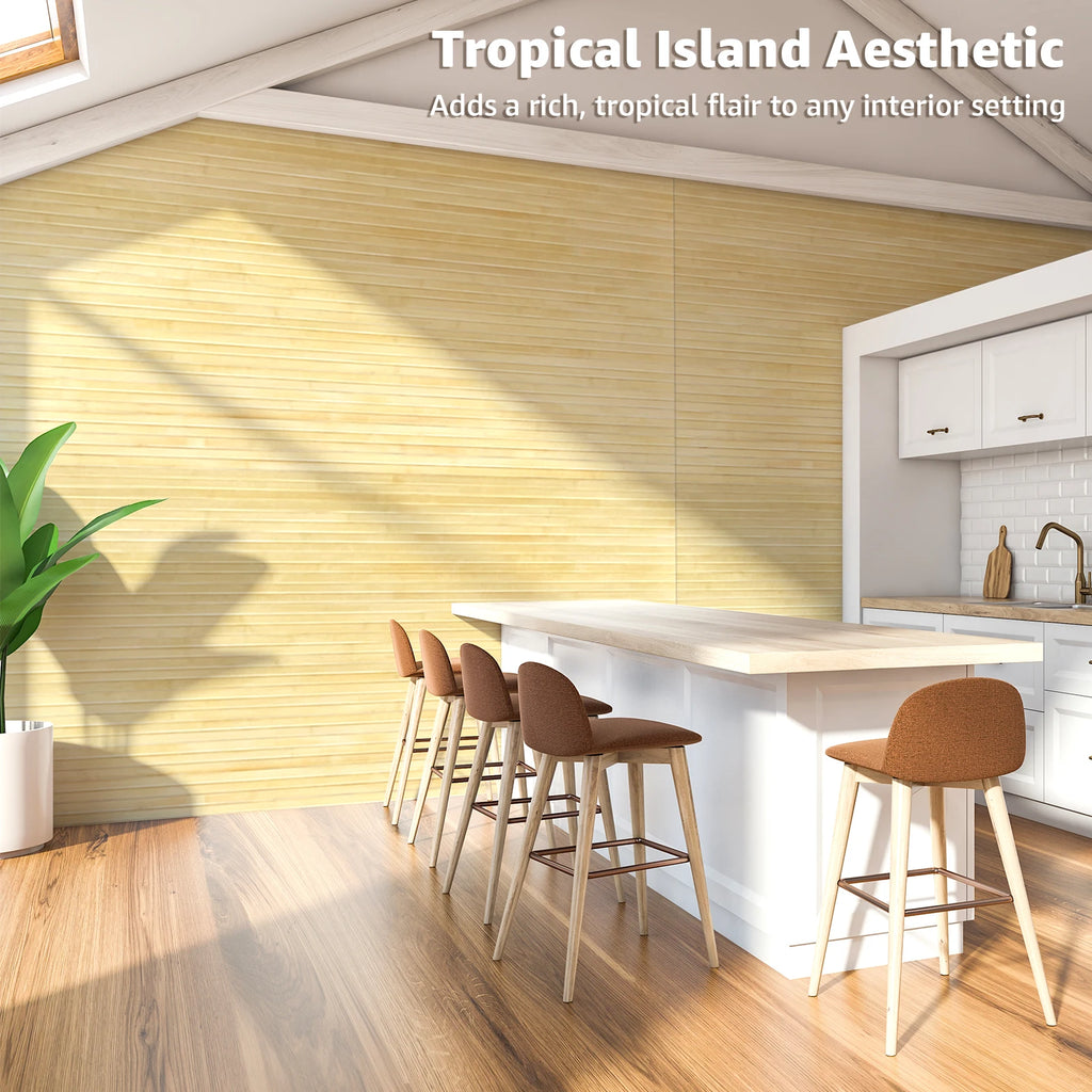 Natural Bamboo Wall Panel