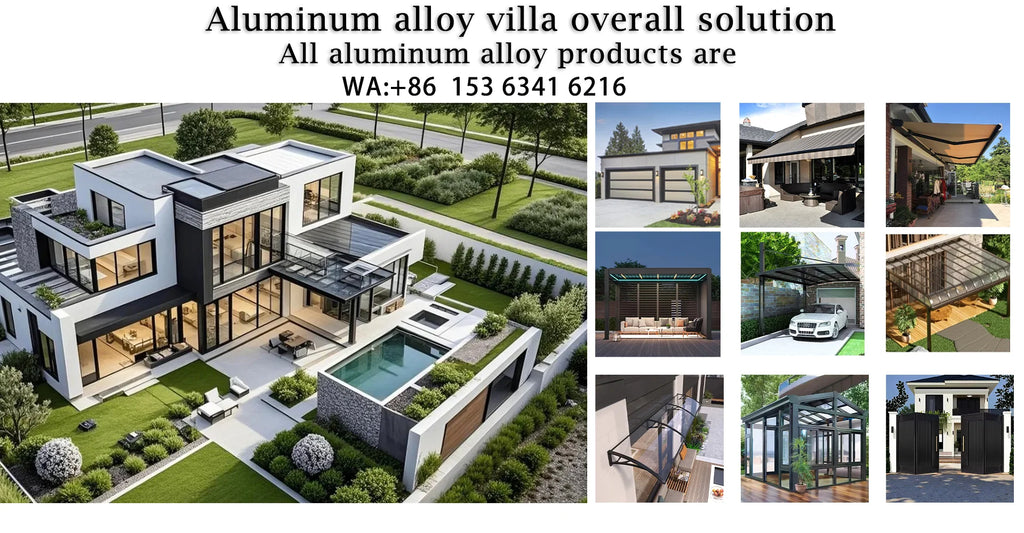 Electric Full Box Awning Aluminum Frame LED