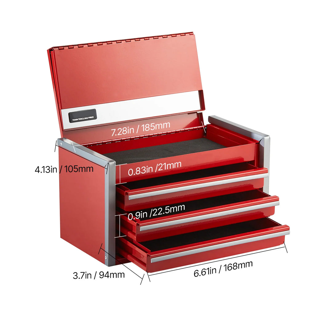 Red Mini Portable Toolbox
