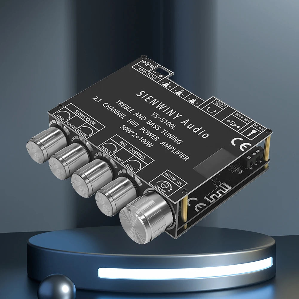 Audio Stereo Subwoofer Bluetooth Amplifier