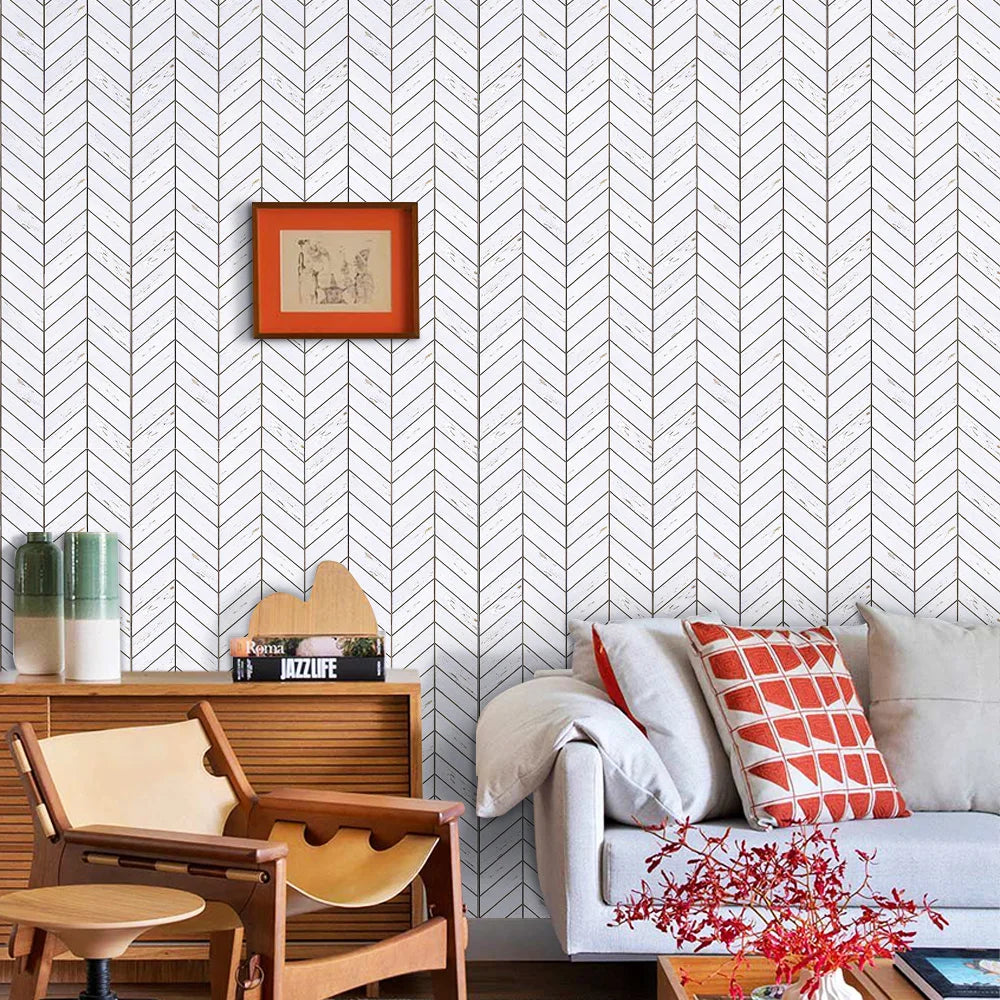 Faux Wood Grain Peel Stick Wall Panel