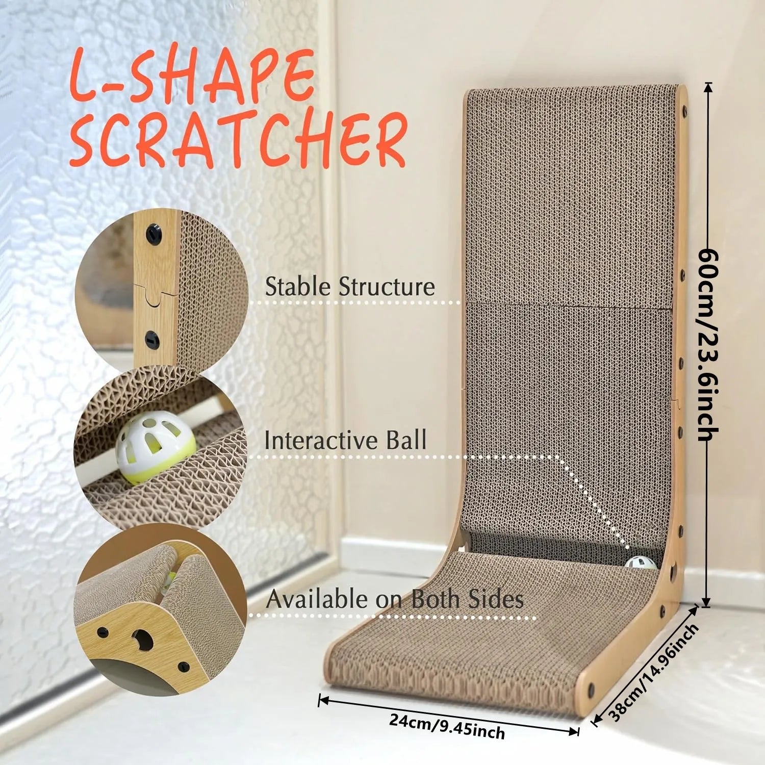 L Shape Cat Scratcher