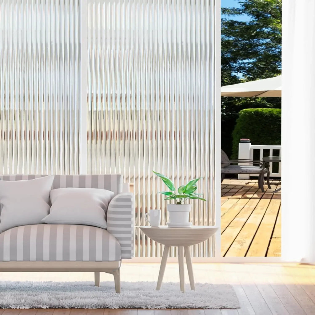 Reed Privacy Frosted Window Vinyl 3D Film