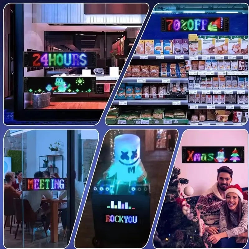 Car Sign Animation LED Matrix Pixel Panel