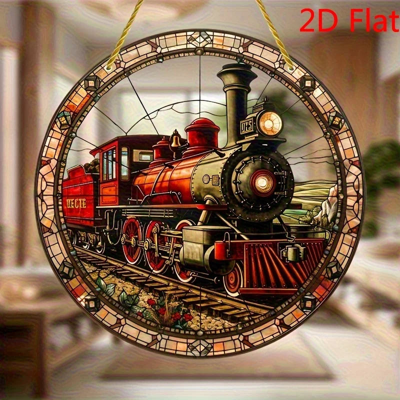 2D Stained Glass Suncatcher