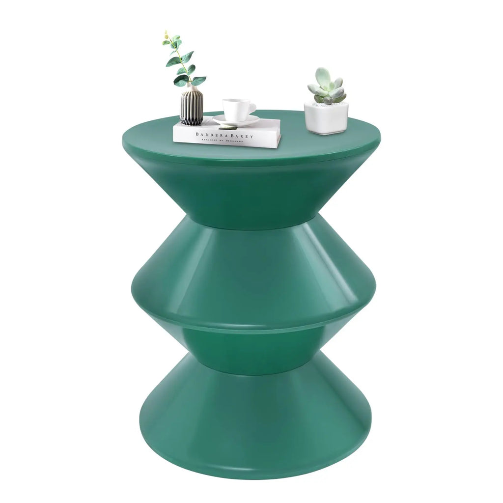 Pedestal Circle Accent Tables Geometric
