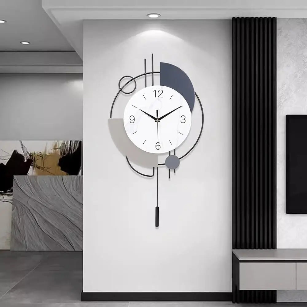 Silent Quartz Wall Clock Pendulum