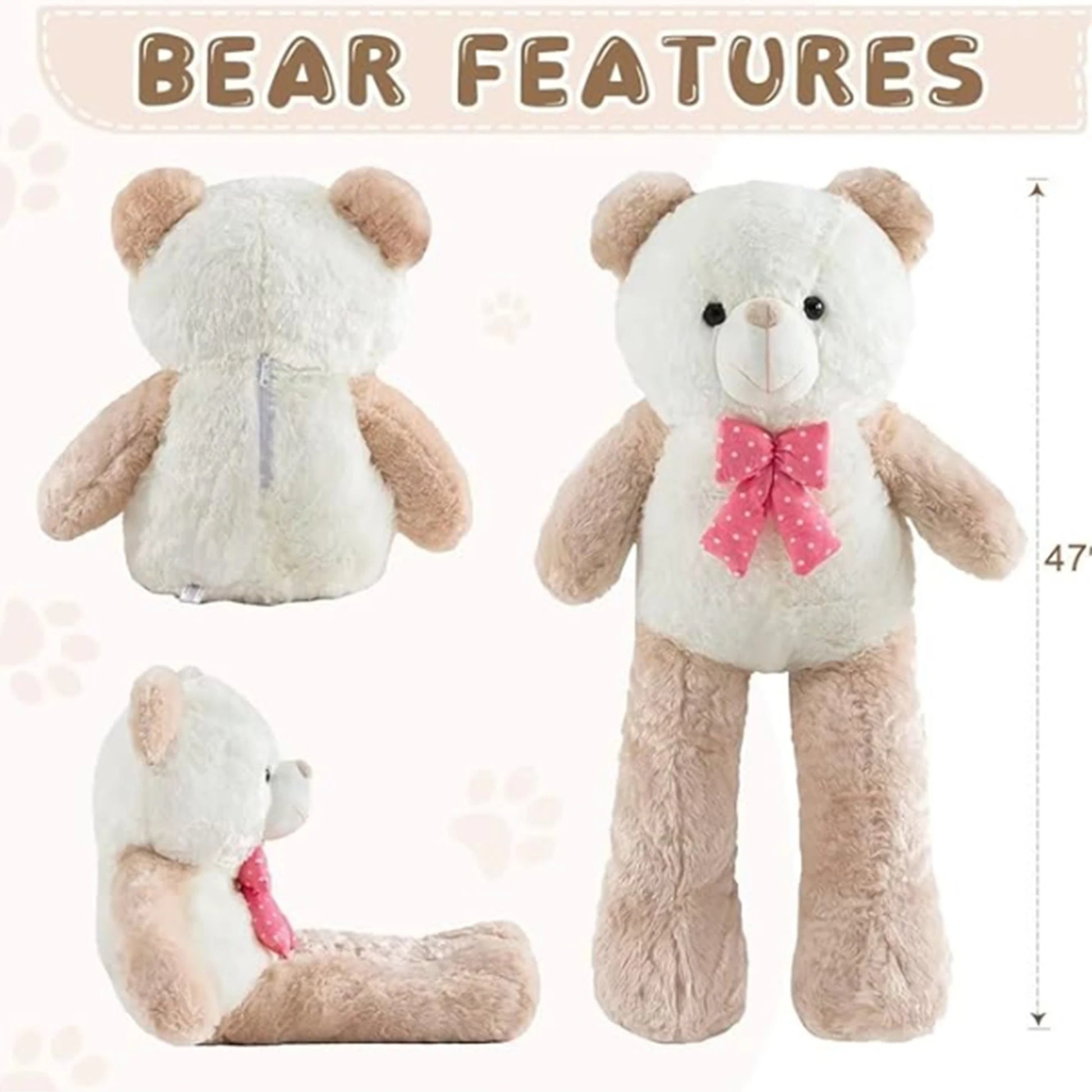 Giant Stuffed Teddy Bear Plush Toy