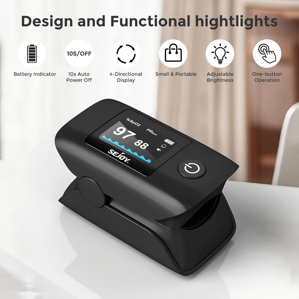 Wrist Blood Pressure Monitor Finger Pulse Oximeter