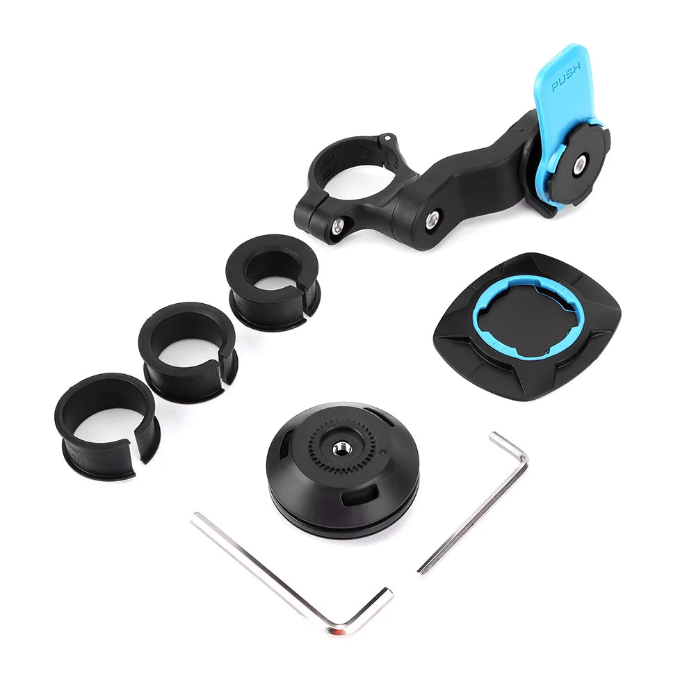 Motorcycle Bike Phone Holder Shock Absorber Quad Lock