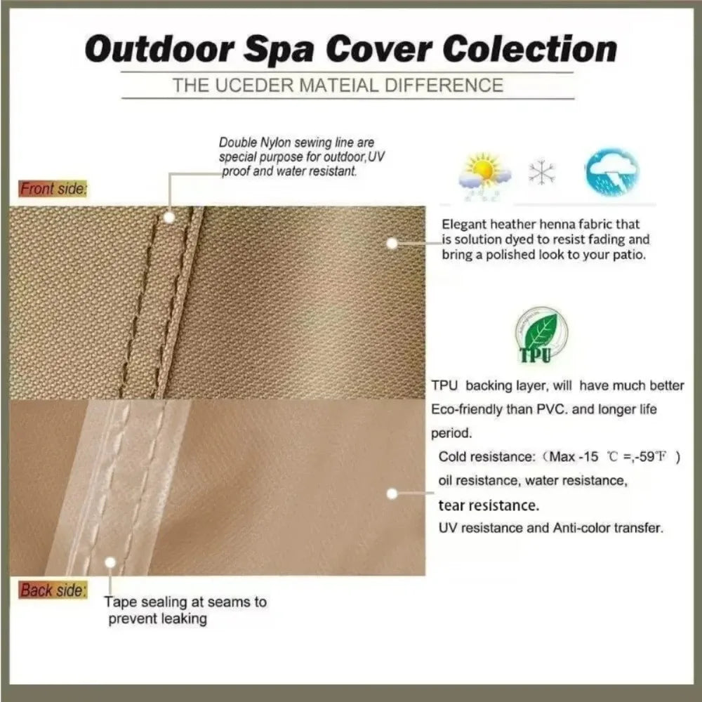 88x88x20 Hot Tub Cover Protector