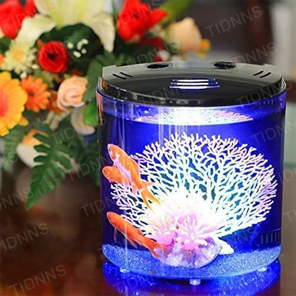 Desktop Fish Tank Light And Filter Pump