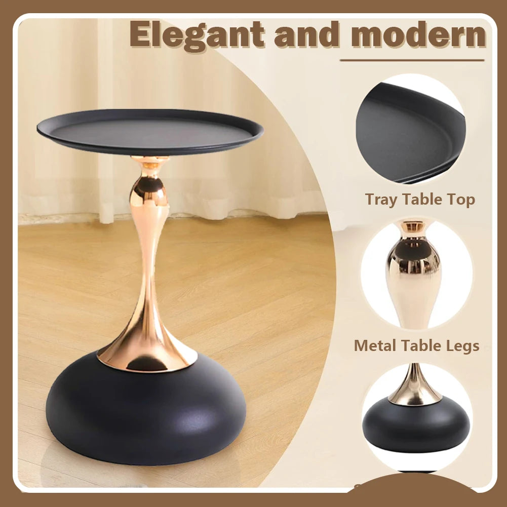 Low Side Table Wear Resist Black Modern