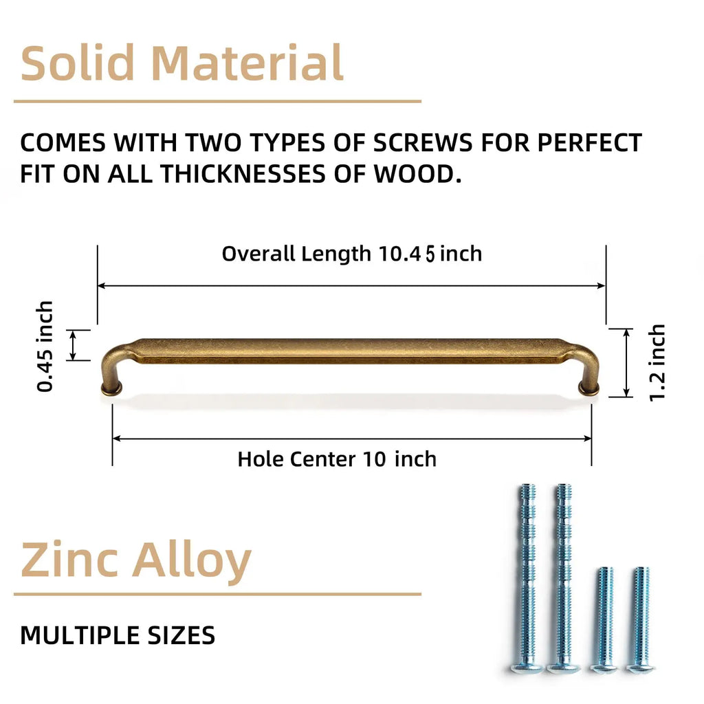 Retro Furniture Long Handle Cabinet Pulls Drawer Dresser Bronze Antique Knob Rustic Handle Kitchen Cabinet Knobs and Handles