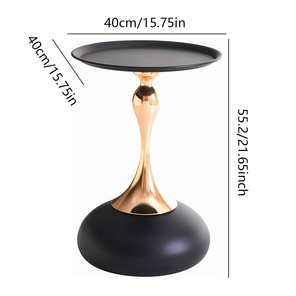 Low Side Table Wear Resist Black Modern
