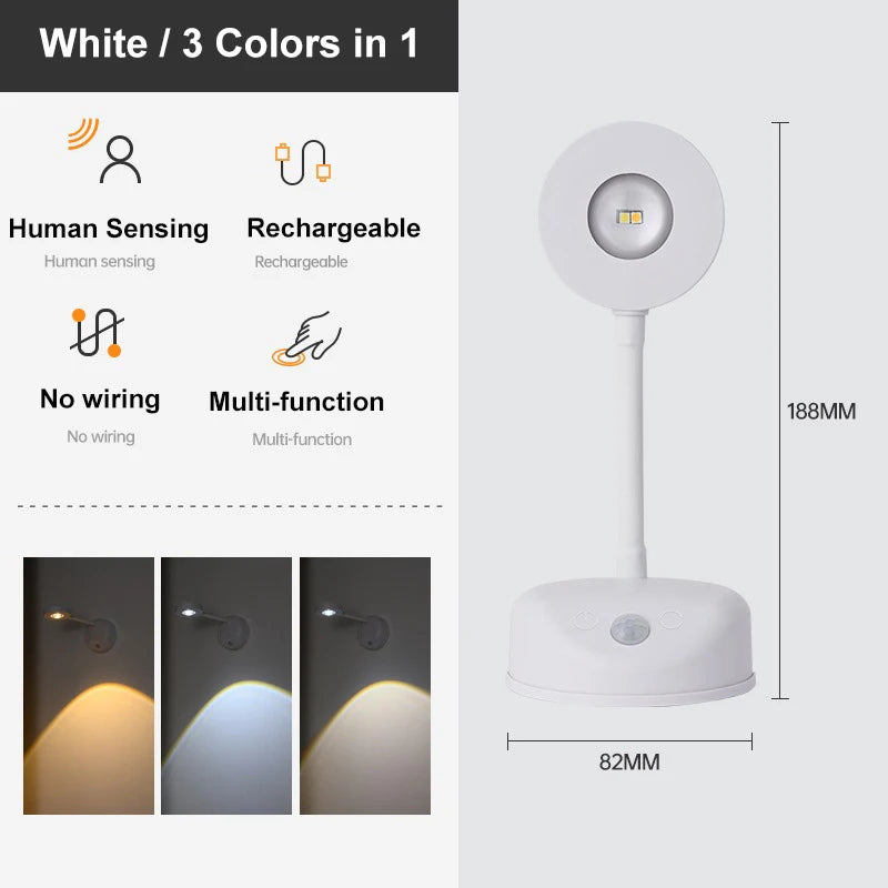 Intelligent Sensing Wireless Wall Lamp